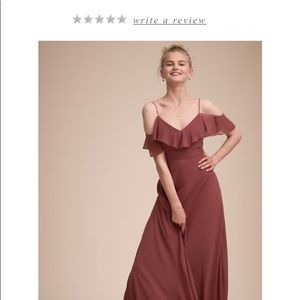 BHLDN Jenny Yoo Mila Bridesmaid Cinnamon Rose
